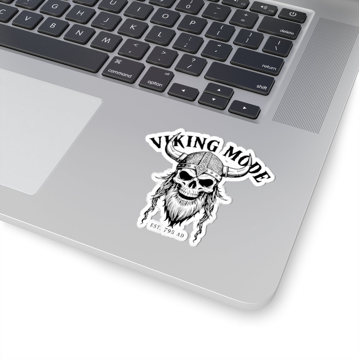 Viking Mode Skull Helmet Sticker | Kiss-Cut Viking Decal