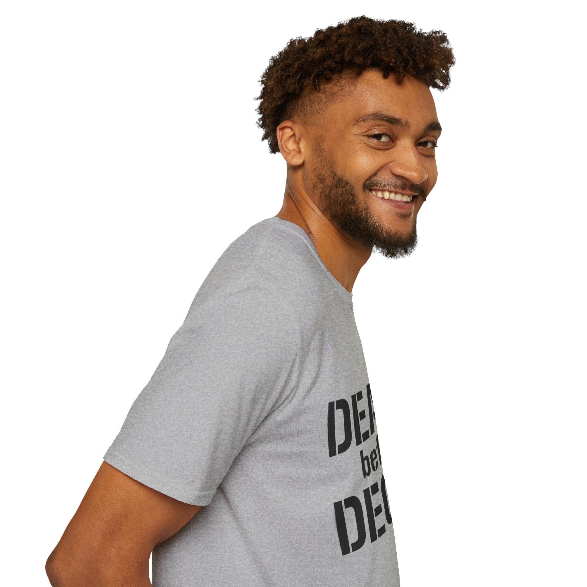 Death Before Decaf T-Shirt — Funny Coffee Lover Tee