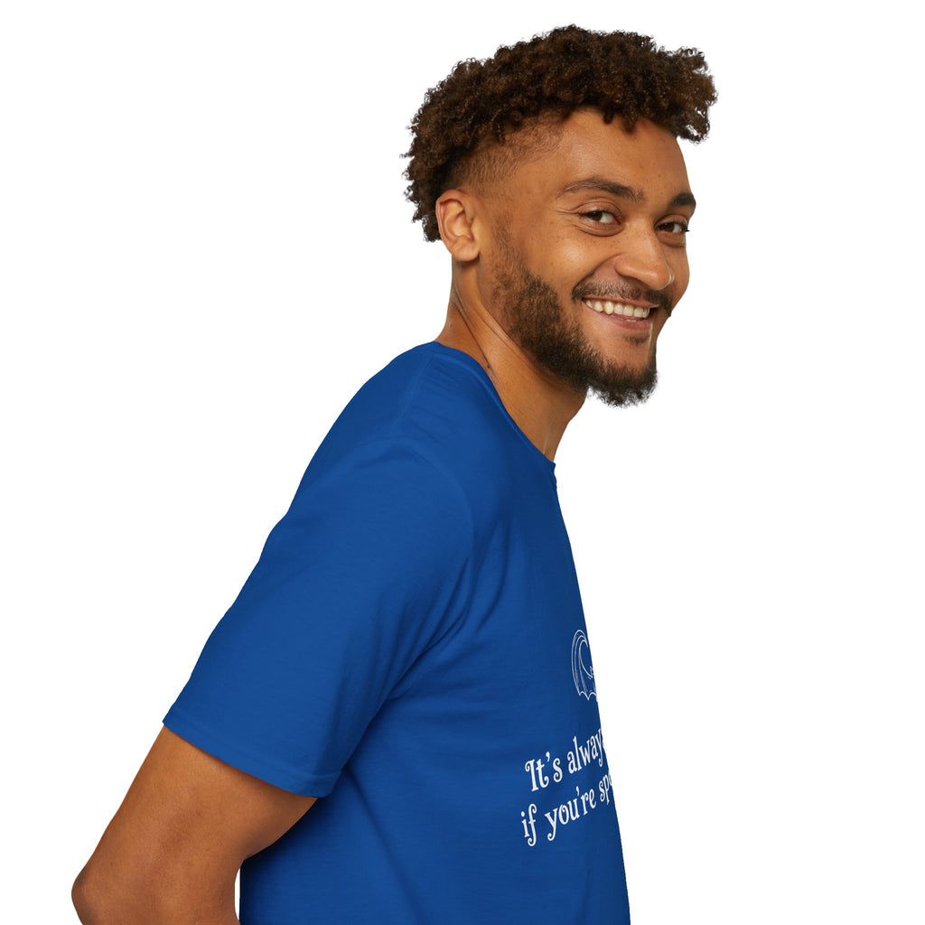 Halloween Bat Heart T-Shirt — "It's Always Halloween If You're Spooky at Heart"