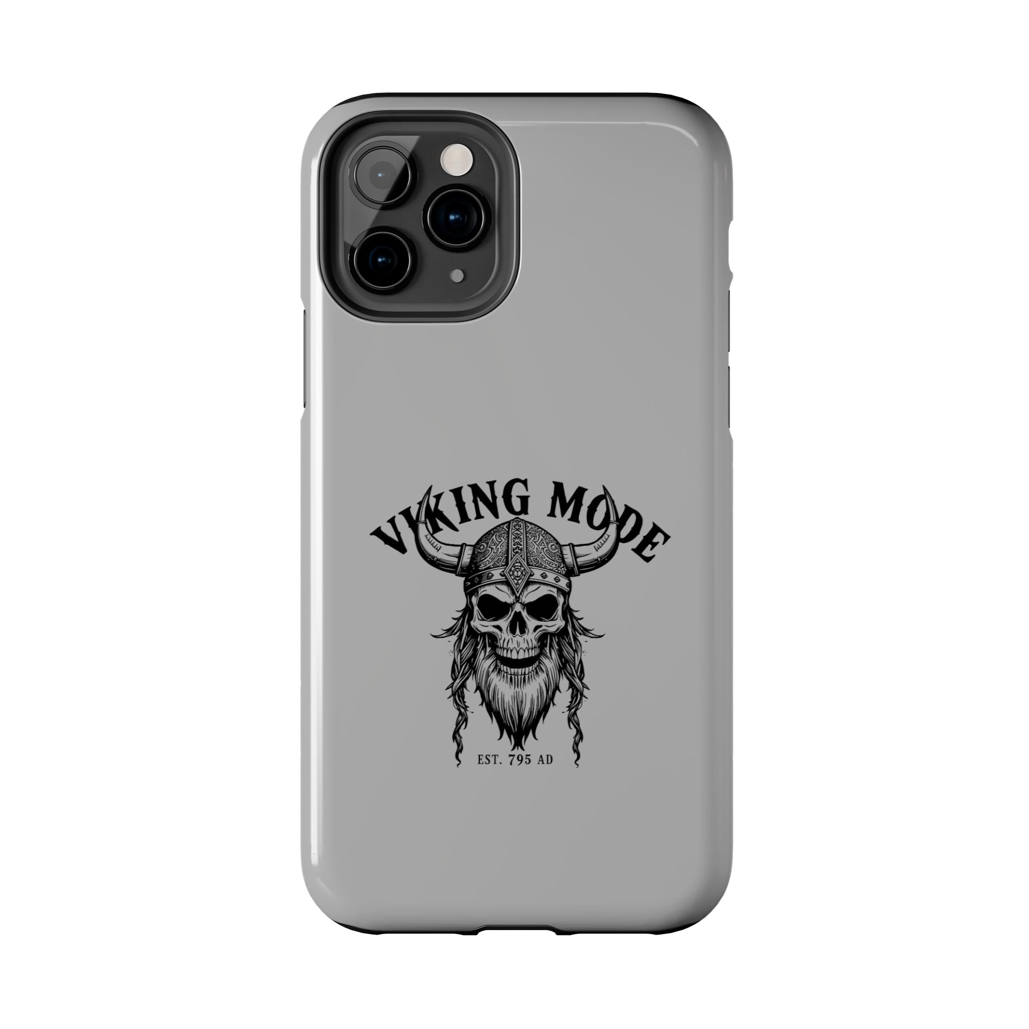 Viking Mode Skull Helmet phone case | Nordic warrior, est. 795 AD