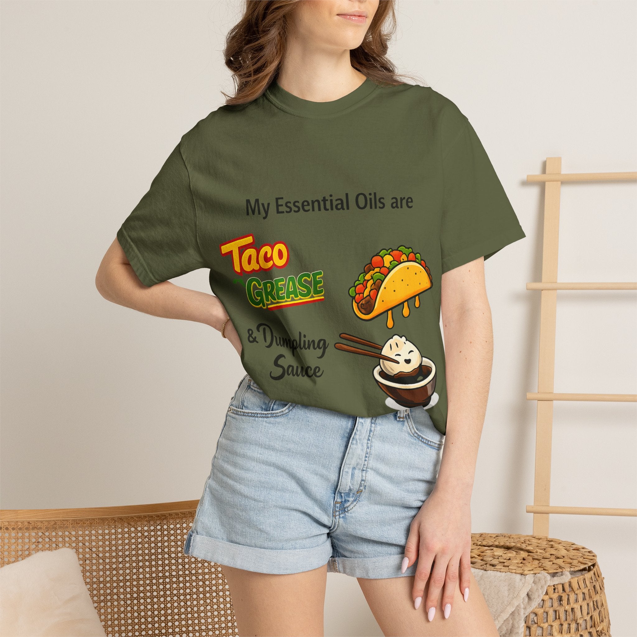 Taco & Dumpling Sauce T-shirt | Funny Food Pun Tee