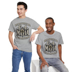 T-Shirt — "E-4 Mafia" Graphic Tee: "When You Want It Done, But You Don’t Care How" Vintage-Style Food Humor