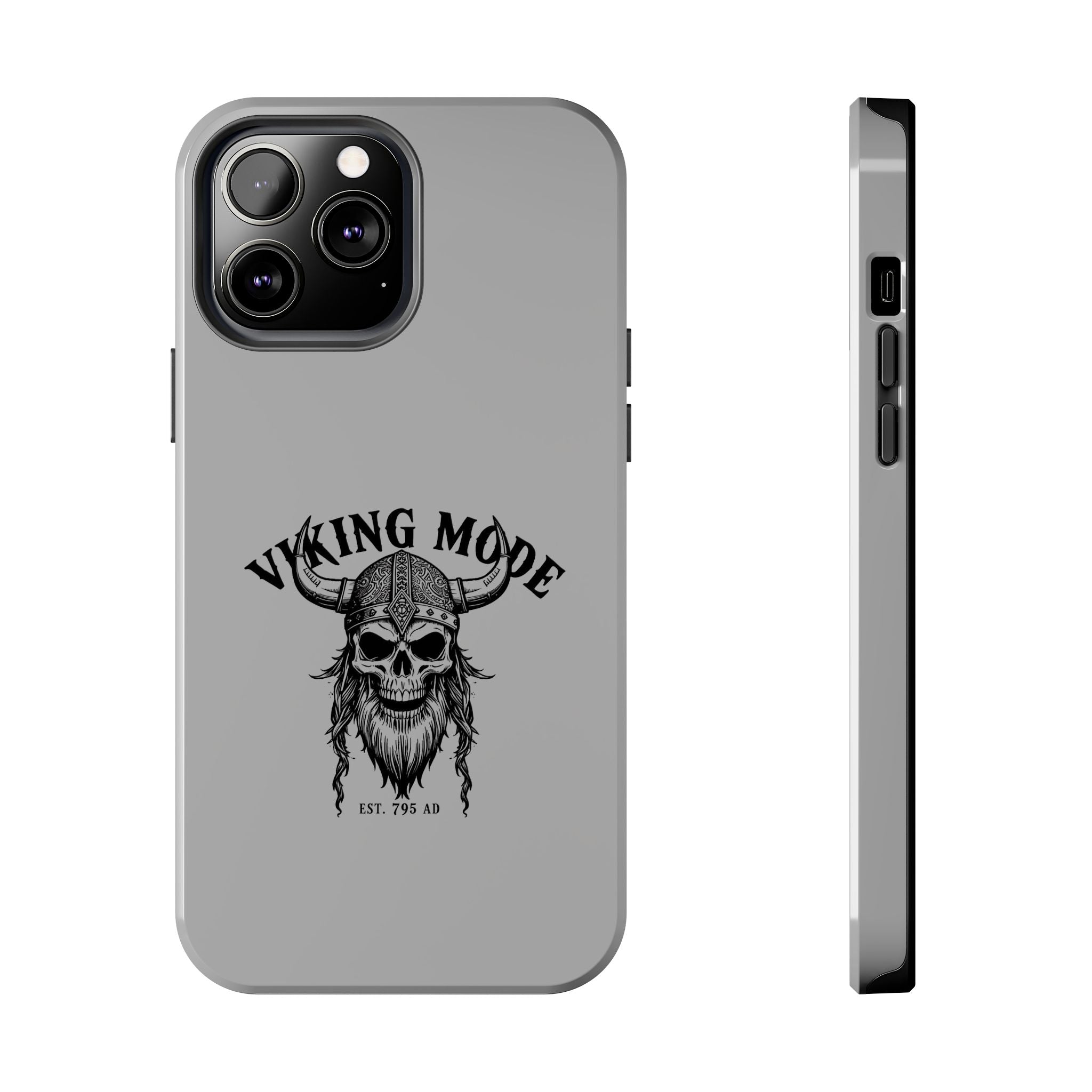 Viking Mode Skull Helmet phone case | Nordic warrior, est. 795 AD