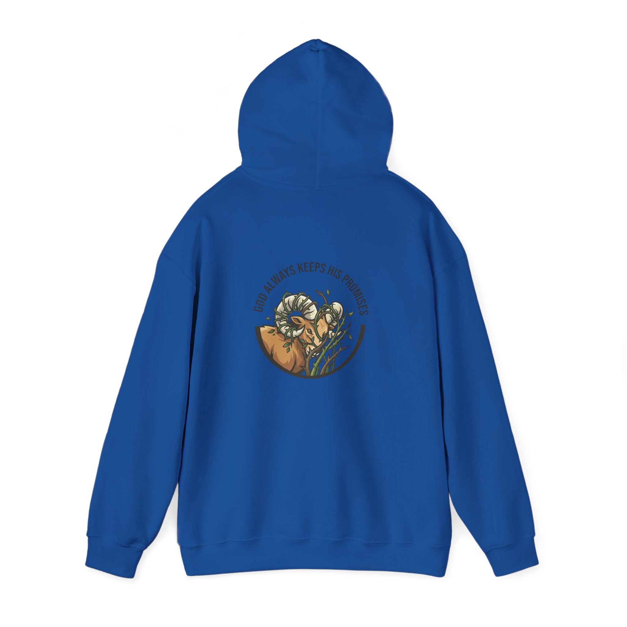 God Always Keeps His Promises hoodie | Ram Antlers Faith Design