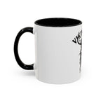 Viking Mode Skull Viking Mug | Accent Coffee Mug 11oz 15oz