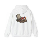 Mushroom Skull Hoodie — Gothic Mushroom Graveyard RIP Pullover