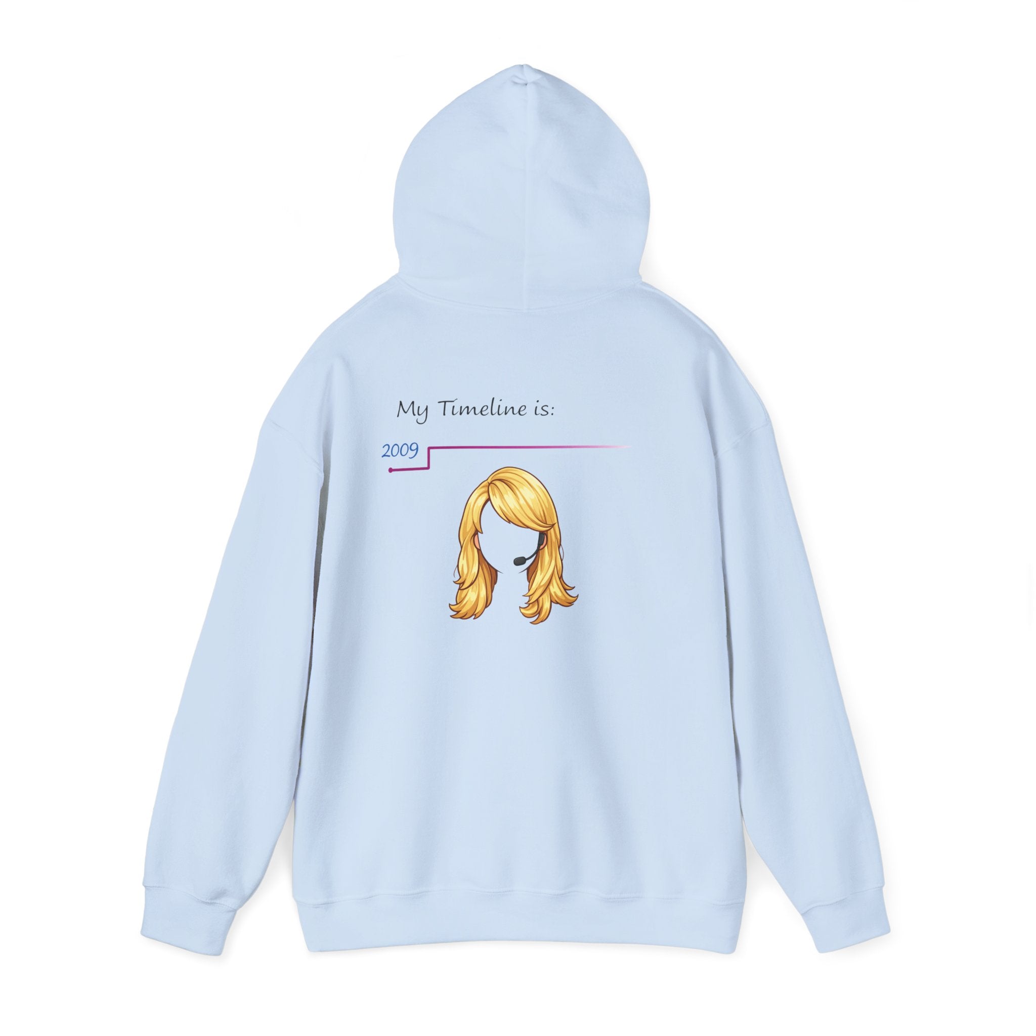 Timeline Hair Illustration Hooded Sweatshirt | Mandela Effect | Britney