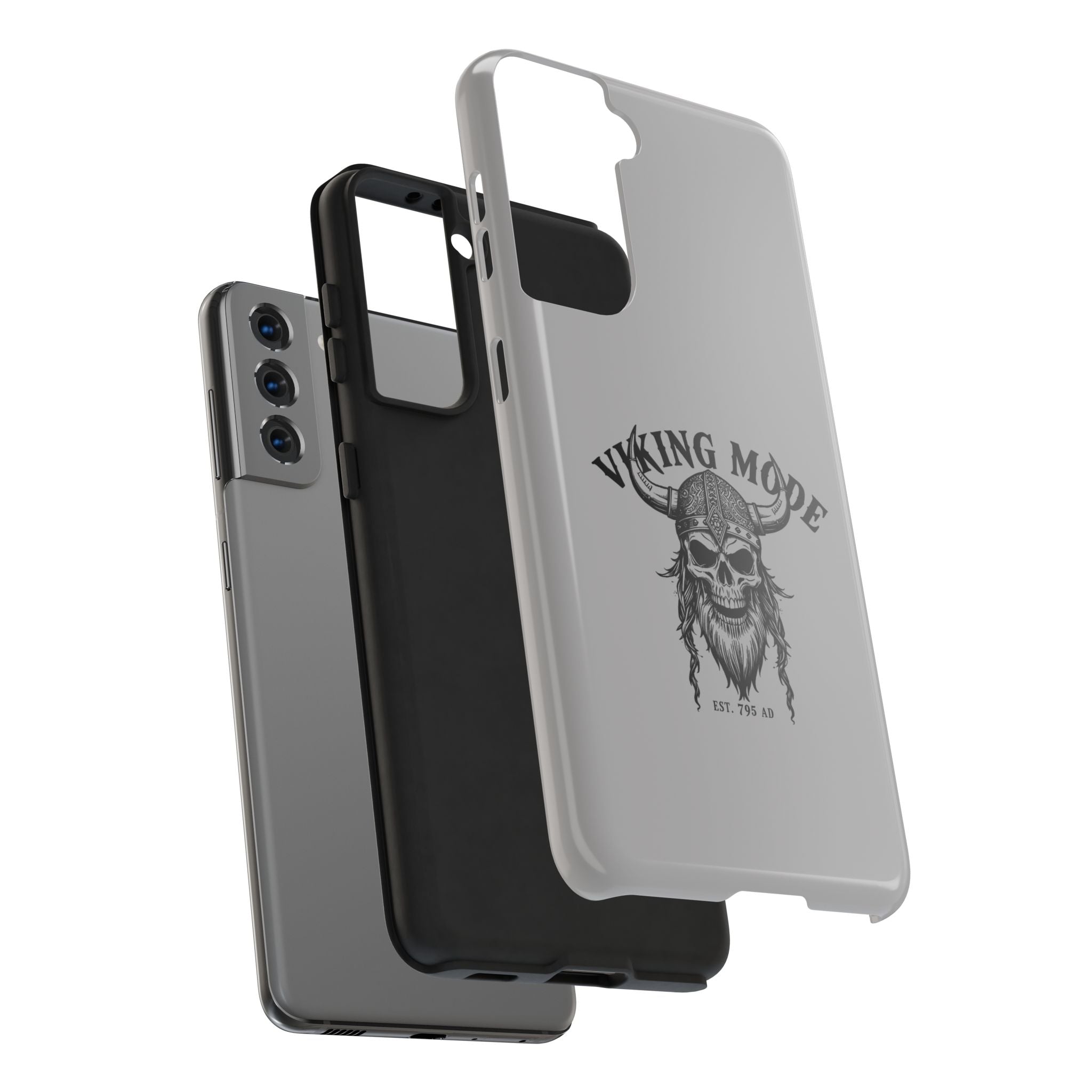 Viking Mode Skull Helmet phone case | Nordic warrior, est. 795 AD
