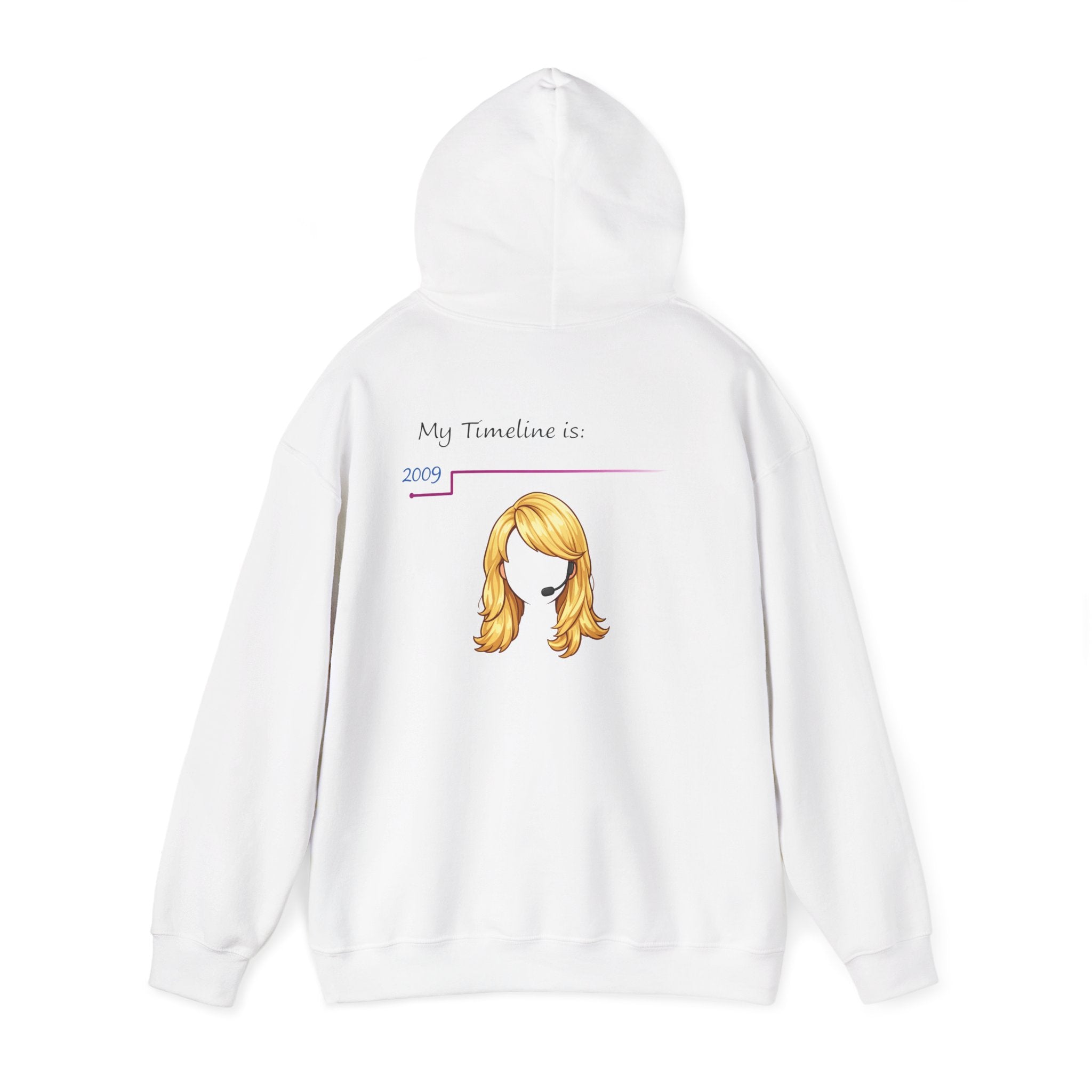 Timeline Hair Illustration Hooded Sweatshirt | Mandela Effect | Britney