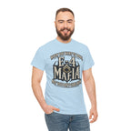 T-Shirt — "E-4 Mafia" Graphic Tee: "When You Want It Done, But You Don’t Care How" Vintage-Style Food Humor