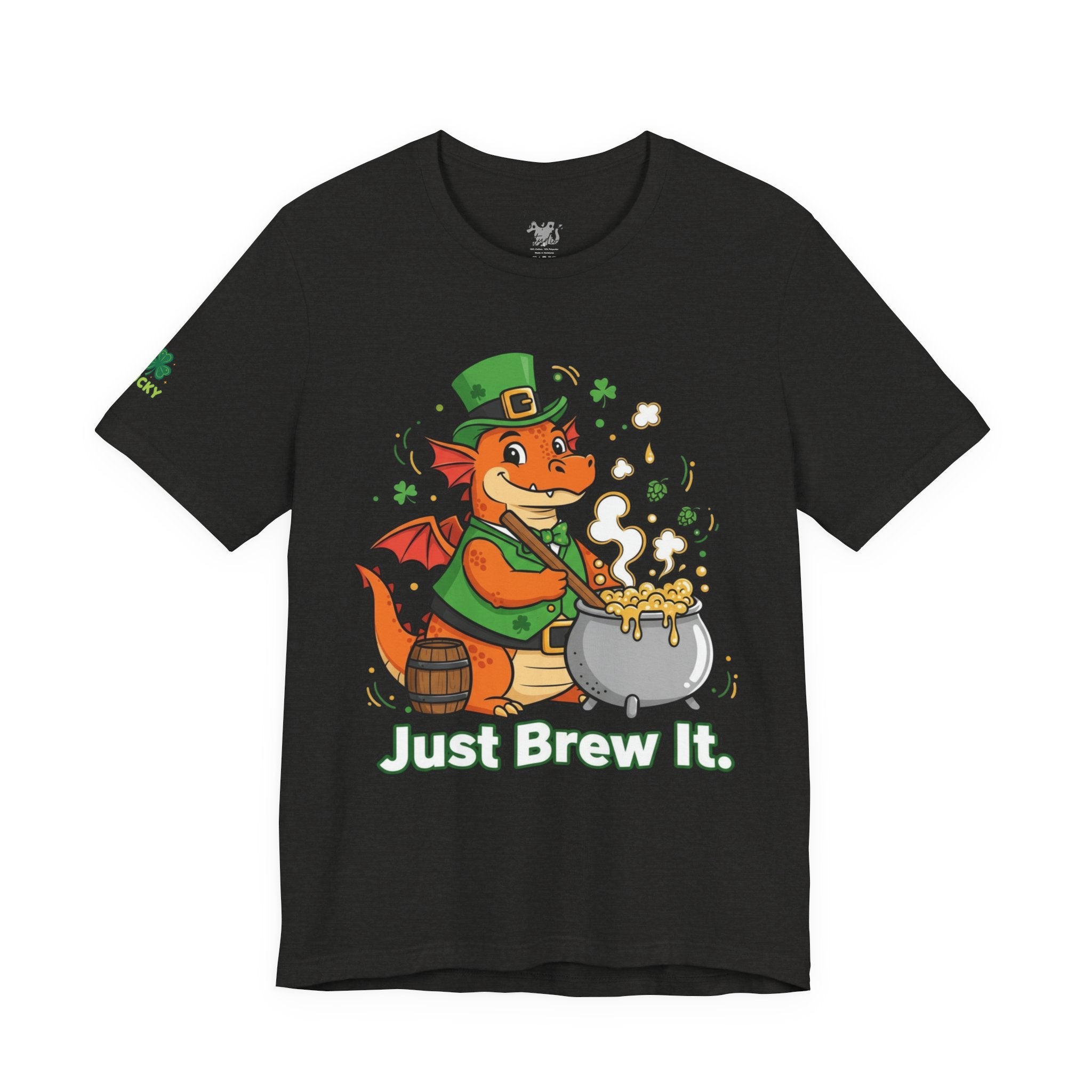 Leprechaun Dragon Brewing 'Just Brew It' T-Shirt | St. Patrick's Day