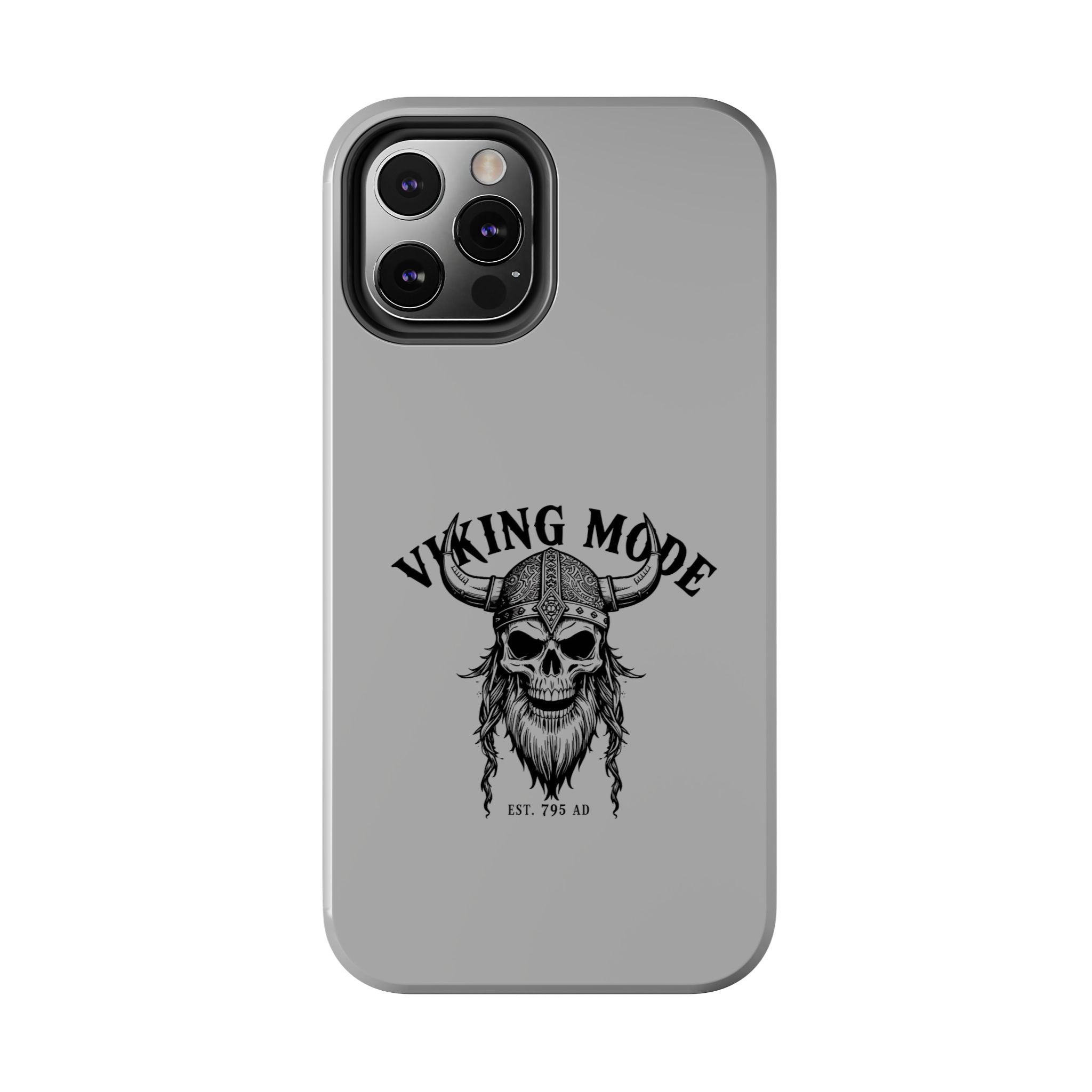 Viking Mode Skull Helmet phone case | Nordic warrior, est. 795 AD
