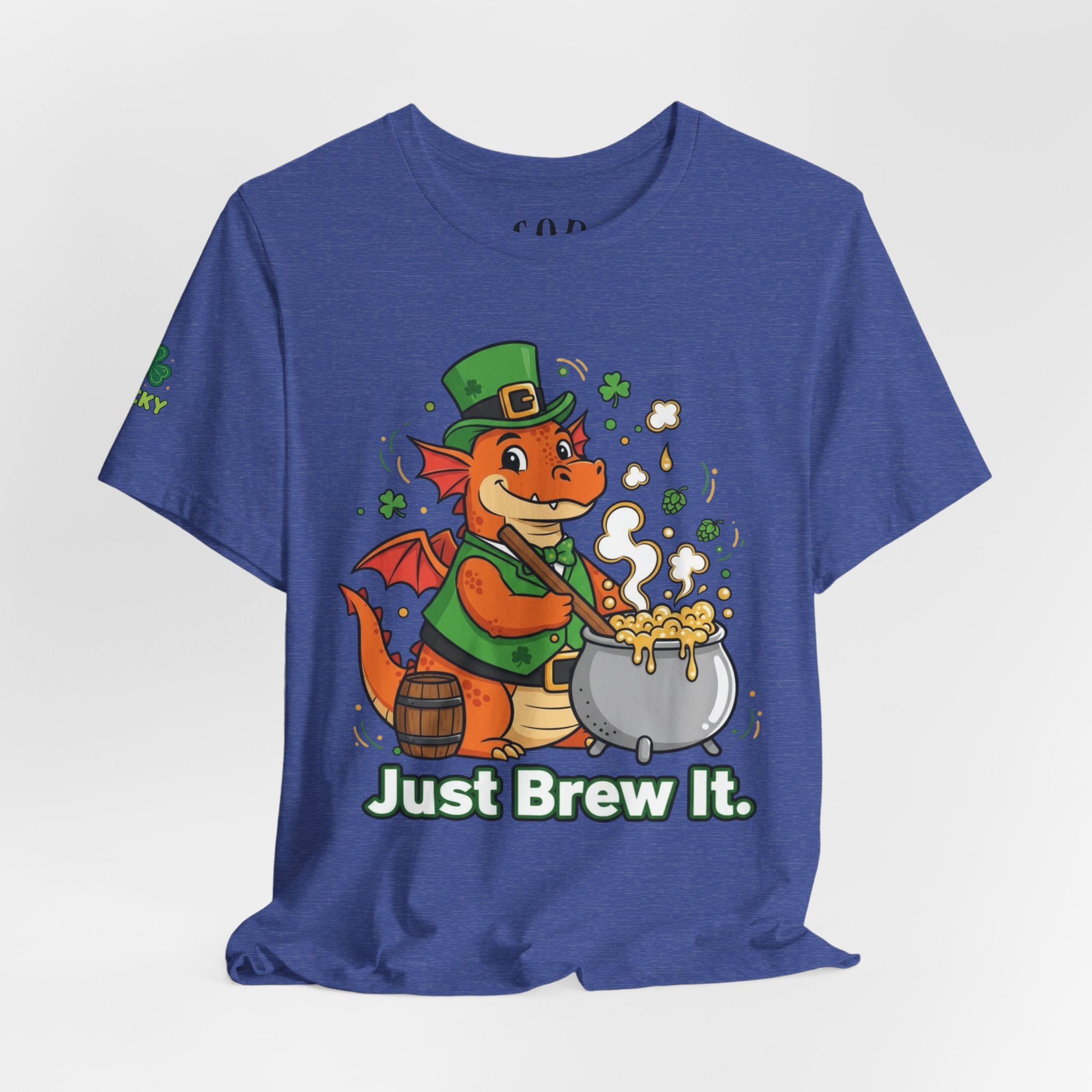 Leprechaun Dragon Brewing 'Just Brew It' T-Shirt | St. Patrick's Day