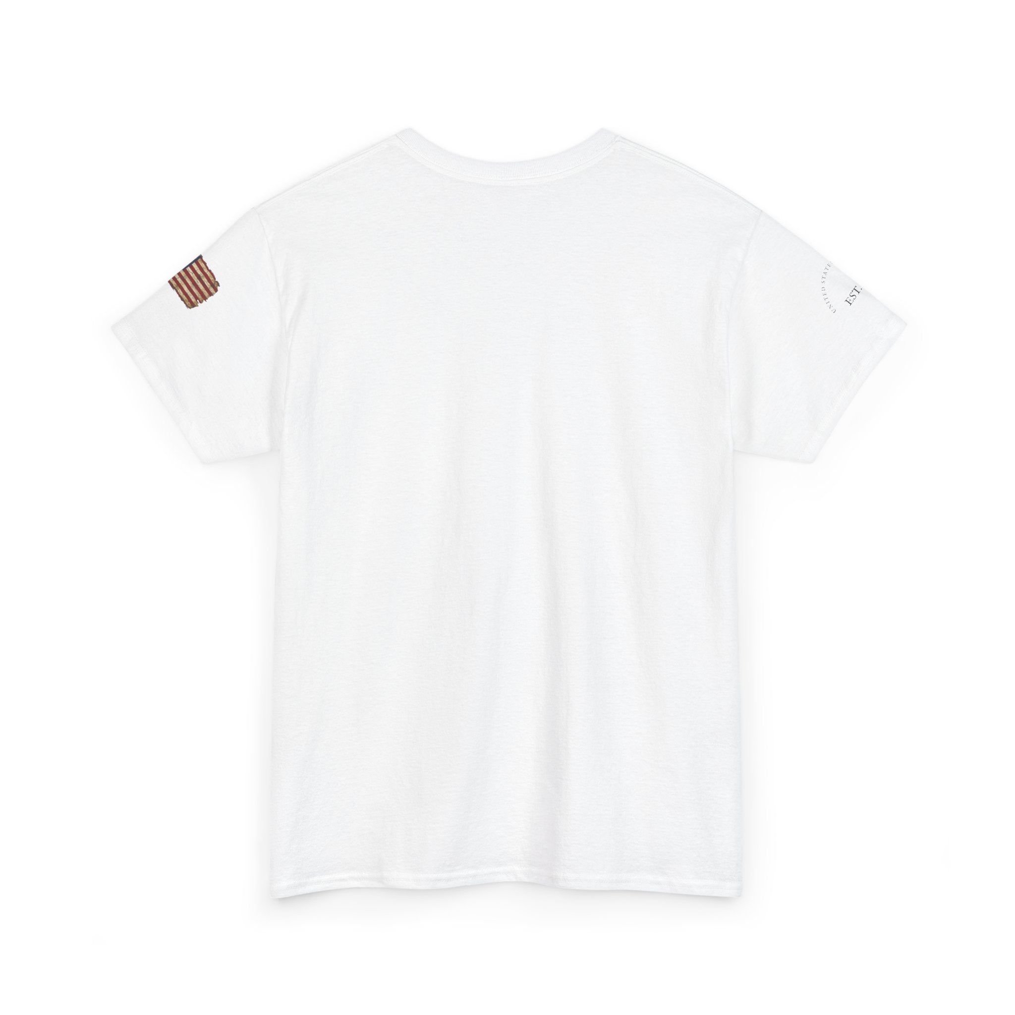 Patriotic Soldier Silhouette Tee — American Flag Military Veteran T-Shirt