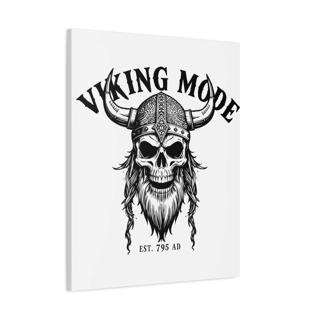 Viking Mode Skull Helmet Matte Canvas