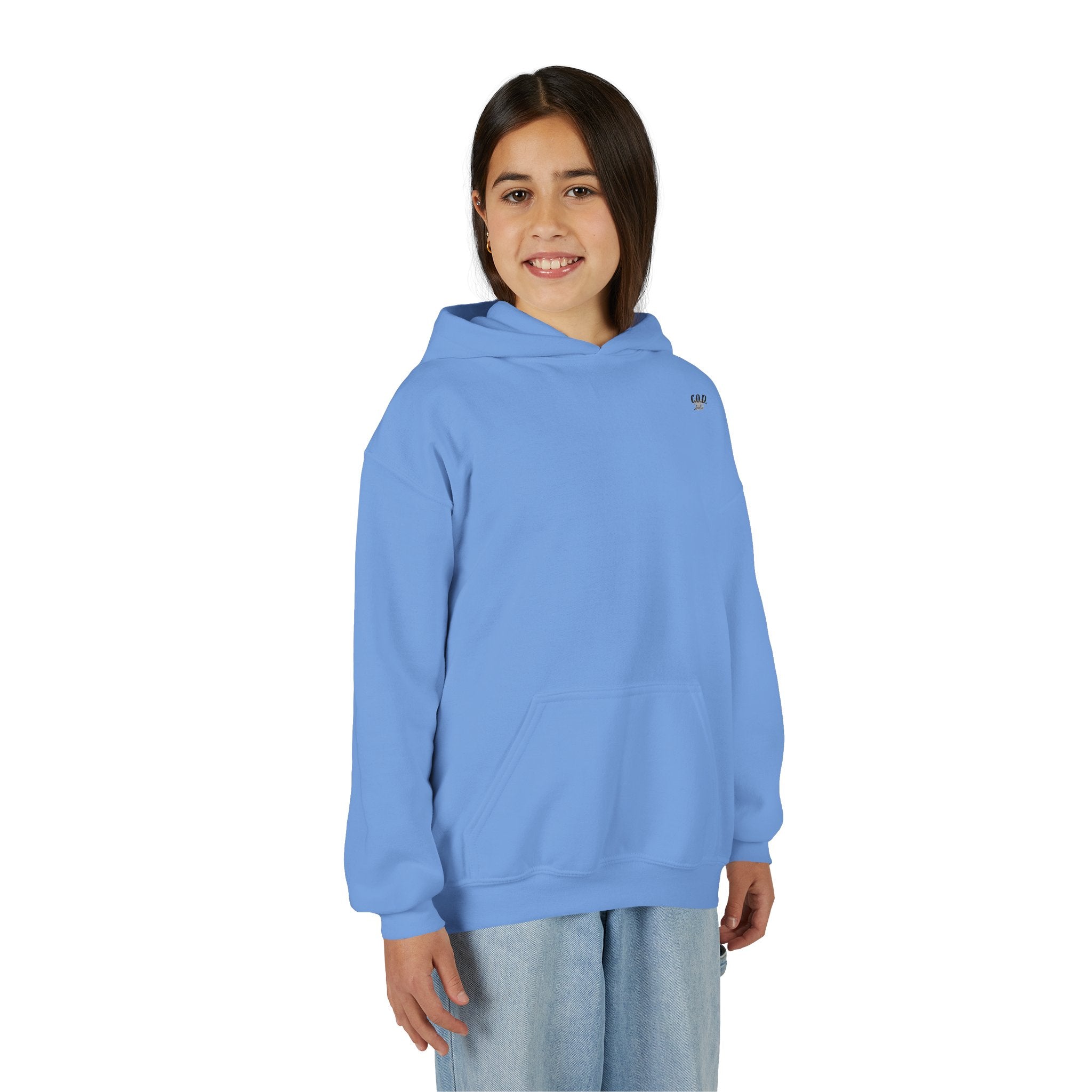 Viking Mode Skull with Horned Helmet Hoodie | Youth Hoodie