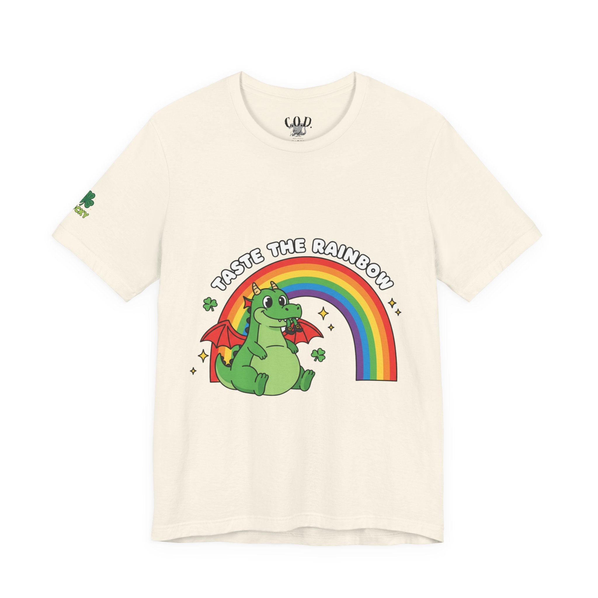 Taste the Rainbow dragon tee | Rainbow dragon graphic t-shirt