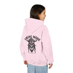 Viking Mode Skull with Horned Helmet Hoodie | Youth Hoodie