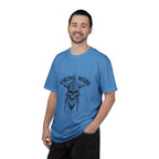 Viking Mode Skull Viking T-shirt | Norse Helmet Skull Graphic Tee