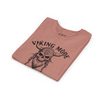 Viking Mode Youth T‑Shirt — Skull Horned Helmet Graphic Tee for Kids