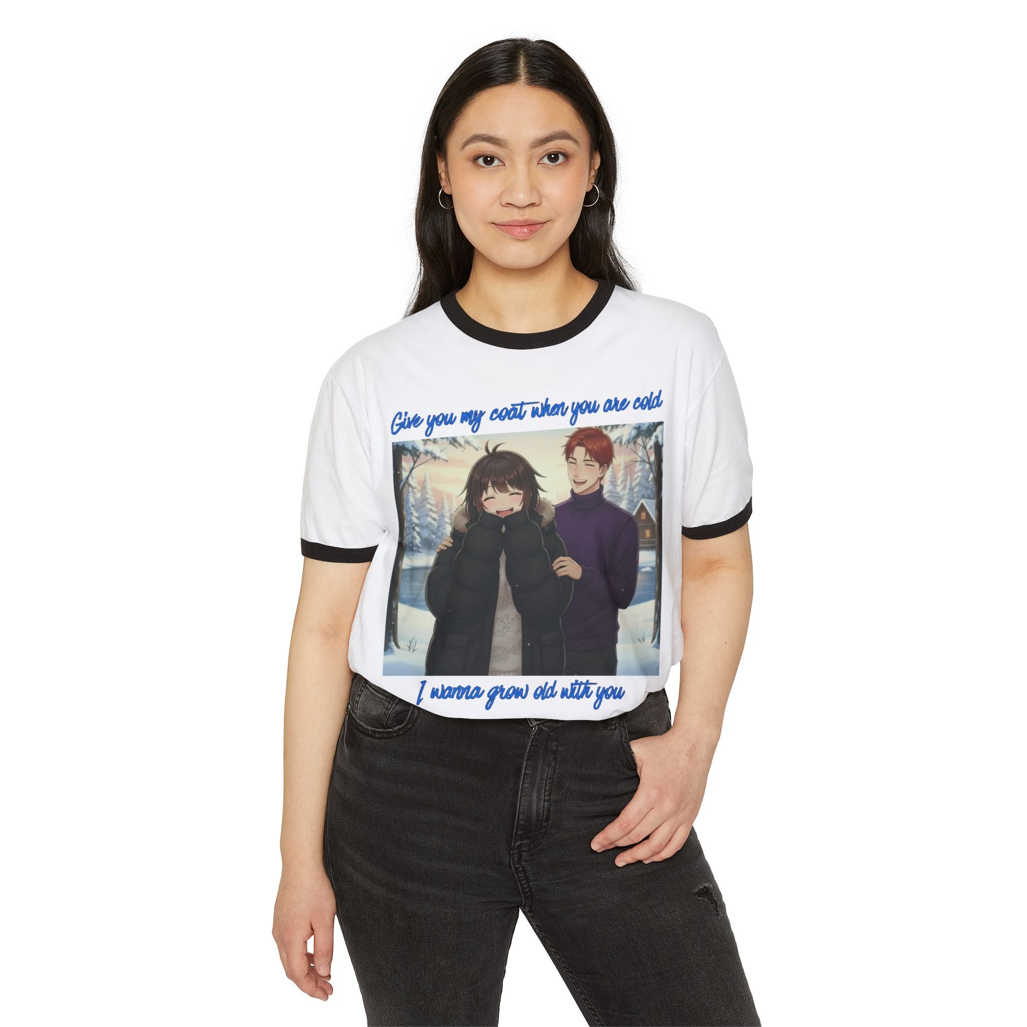 Give You My Coat When You Are Cold T-Shirt | I Wanna Grow Old With You | Wedding Singer