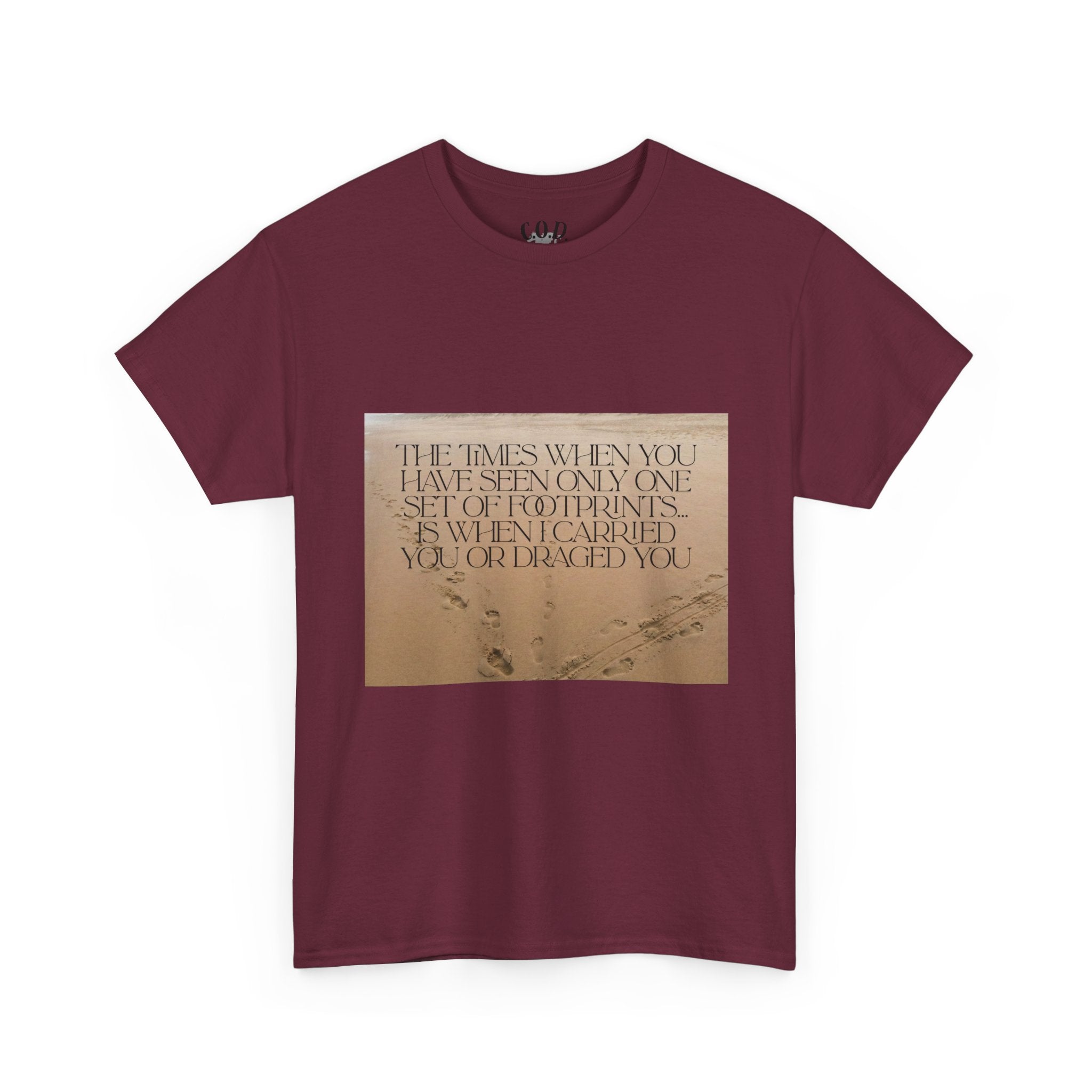 Foot Prints in the Sand | Faith with a Twist