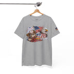 Patriotic Eagle American Flag T-Shirt — USA 1776 Military Tribute Tee