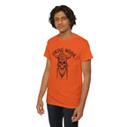 Viking Mode Skull Viking T-shirt | Norse Helmet Skull Graphic Tee