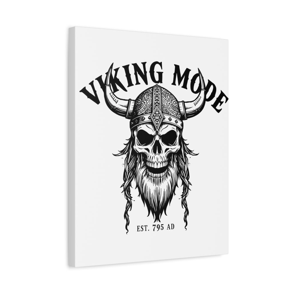 Viking Mode Skull Helmet Matte Canvas