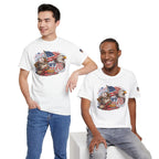 Patriotic Eagle American Flag T-Shirt — USA 1776 Military Tribute Tee