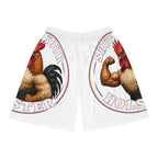Rooster Hustle Basketball Shorts – Muscle Rooster Graphic AOP Athletic Shorts