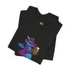 Purple Dragon Holding Beer Tee | Life Is Brew-tiful St. Patrick's Shirt