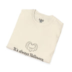 Halloween Bat Heart T-Shirt — "It's Always Halloween If You're Spooky at Heart"