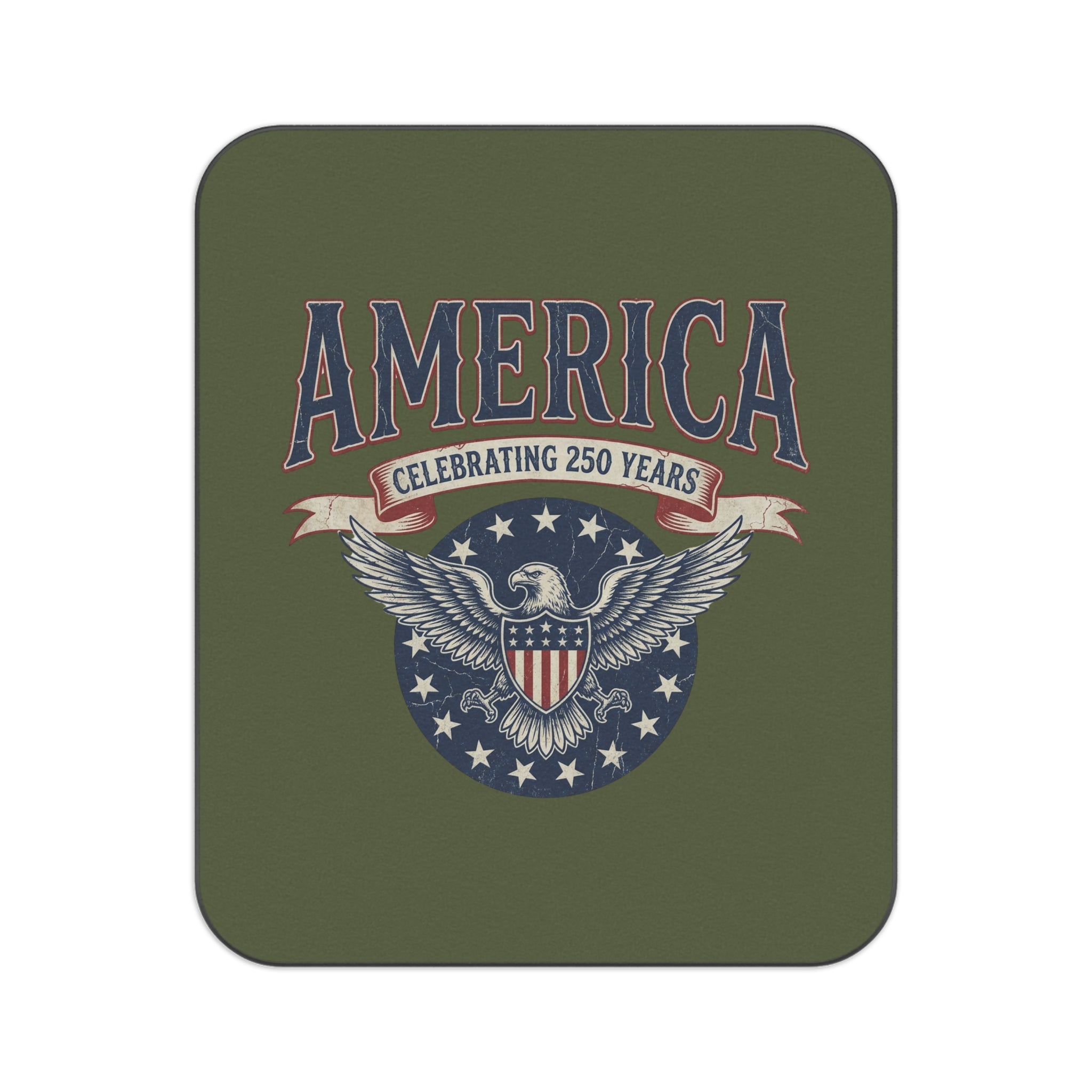 America 250th Celebration Picnic Blanket — Patriotic Eagle Picnic Mat