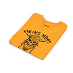 Viking Mode Youth T‑Shirt — Skull Horned Helmet Graphic Tee for Kids