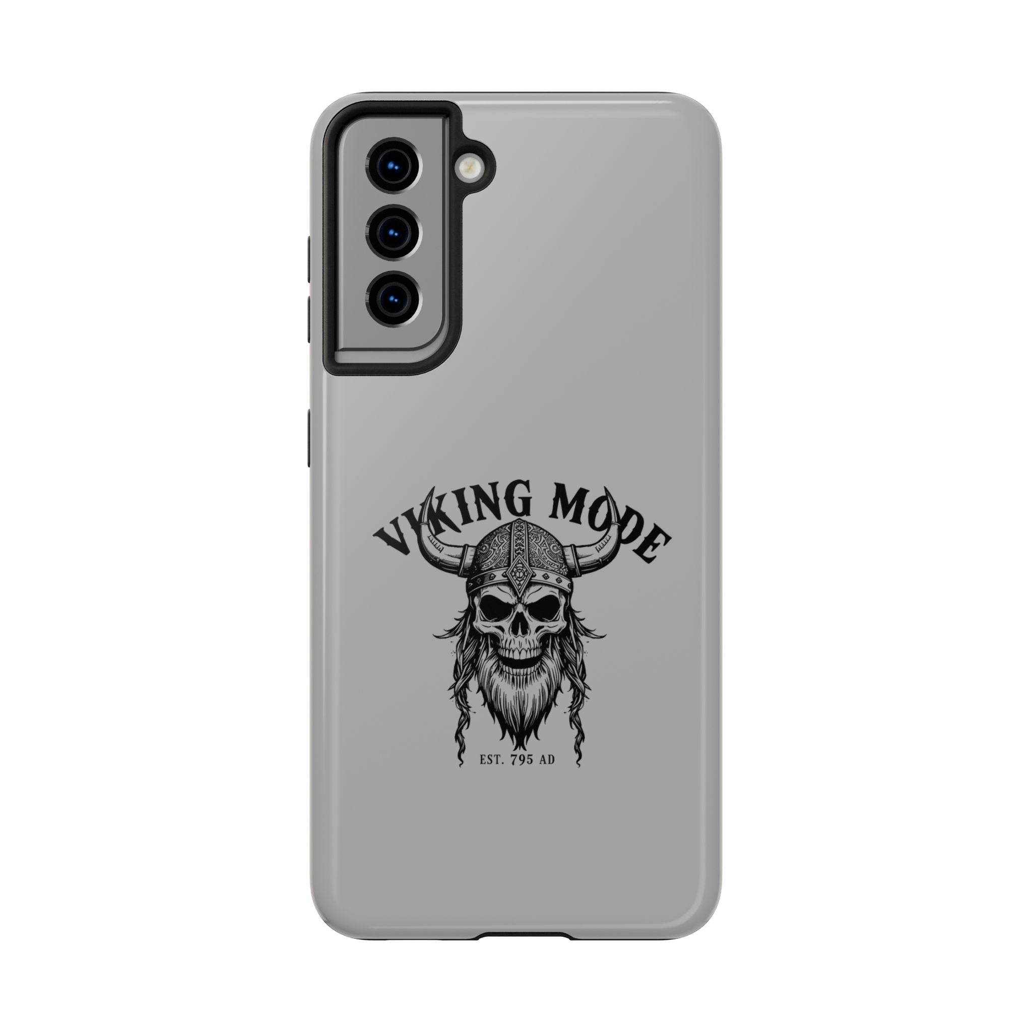 Viking Mode Skull Helmet phone case | Nordic warrior, est. 795 AD