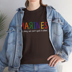 Marines Crayon Tee — “It’s okay, we can’t spell it either” Military Humor T-Shirt