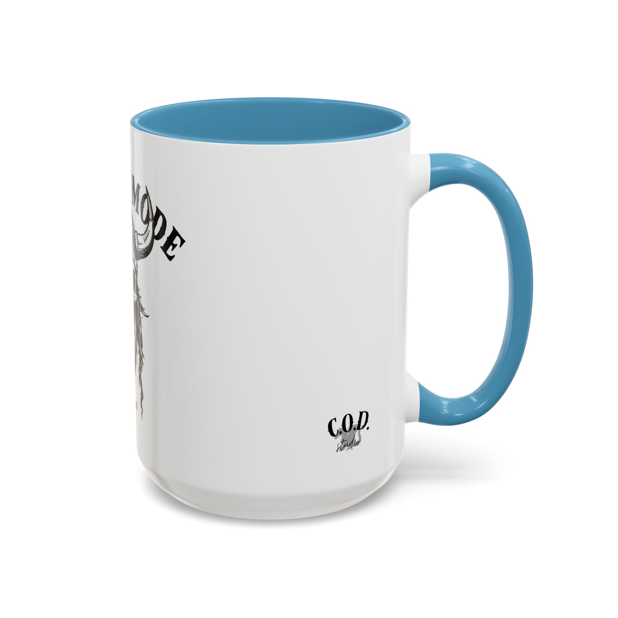 Viking Mode Skull Viking Mug | Accent Coffee Mug 11oz 15oz