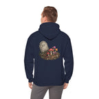 Mushroom Skull Hoodie — Gothic Mushroom Graveyard RIP Pullover