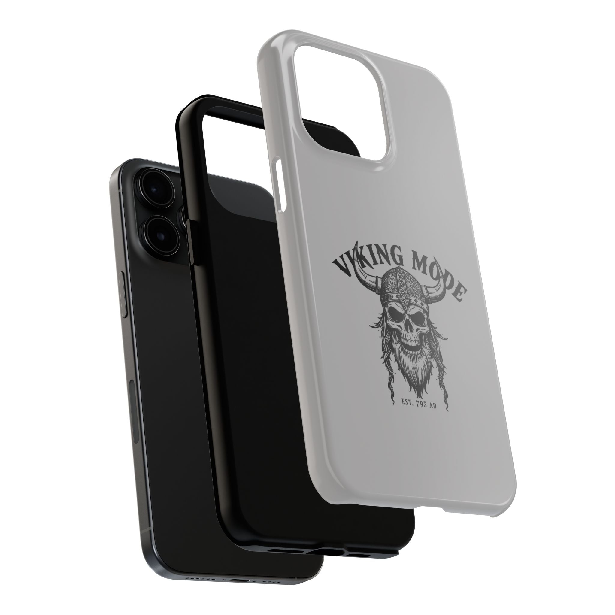 Viking Mode Skull Helmet phone case | Nordic warrior, est. 795 AD