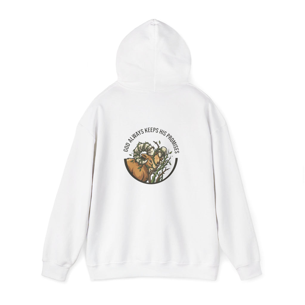 God Always Keeps His Promises hoodie | Ram Antlers Faith Design