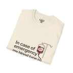Dr Pepper T-Shirt — "In Case of Emergency My Blood Type Is Dr. Pepper" Funny Soda Tee