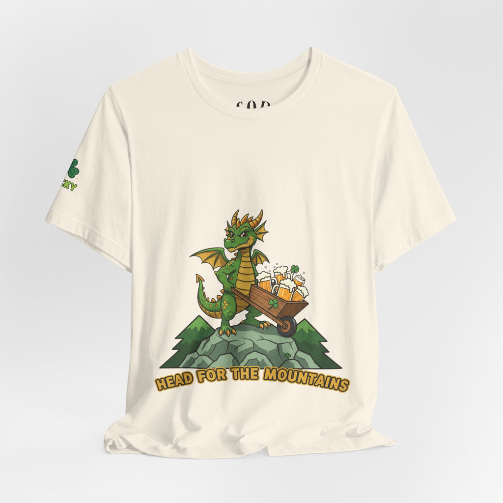 Dragon Hiking Cart tee | Head For The Mountains T-Shirt