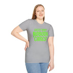 Nobody Cares T‑Shirt — Neon Green "Guess What? Nobody Cares!" Graphic Tee