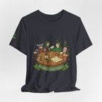 D&D Party at Tavern Table T-Shirt | St. Patrick's Day - Fantasy RPG Dice Roleplay Tee