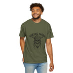Viking Mode Skull Viking T-shirt | Norse Helmet Skull Graphic Tee