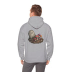 Mushroom Skull Hoodie — Gothic Mushroom Graveyard RIP Pullover