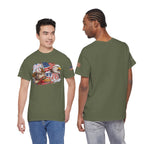 Patriotic Eagle American Flag T-Shirt — USA 1776 Military Tribute Tee