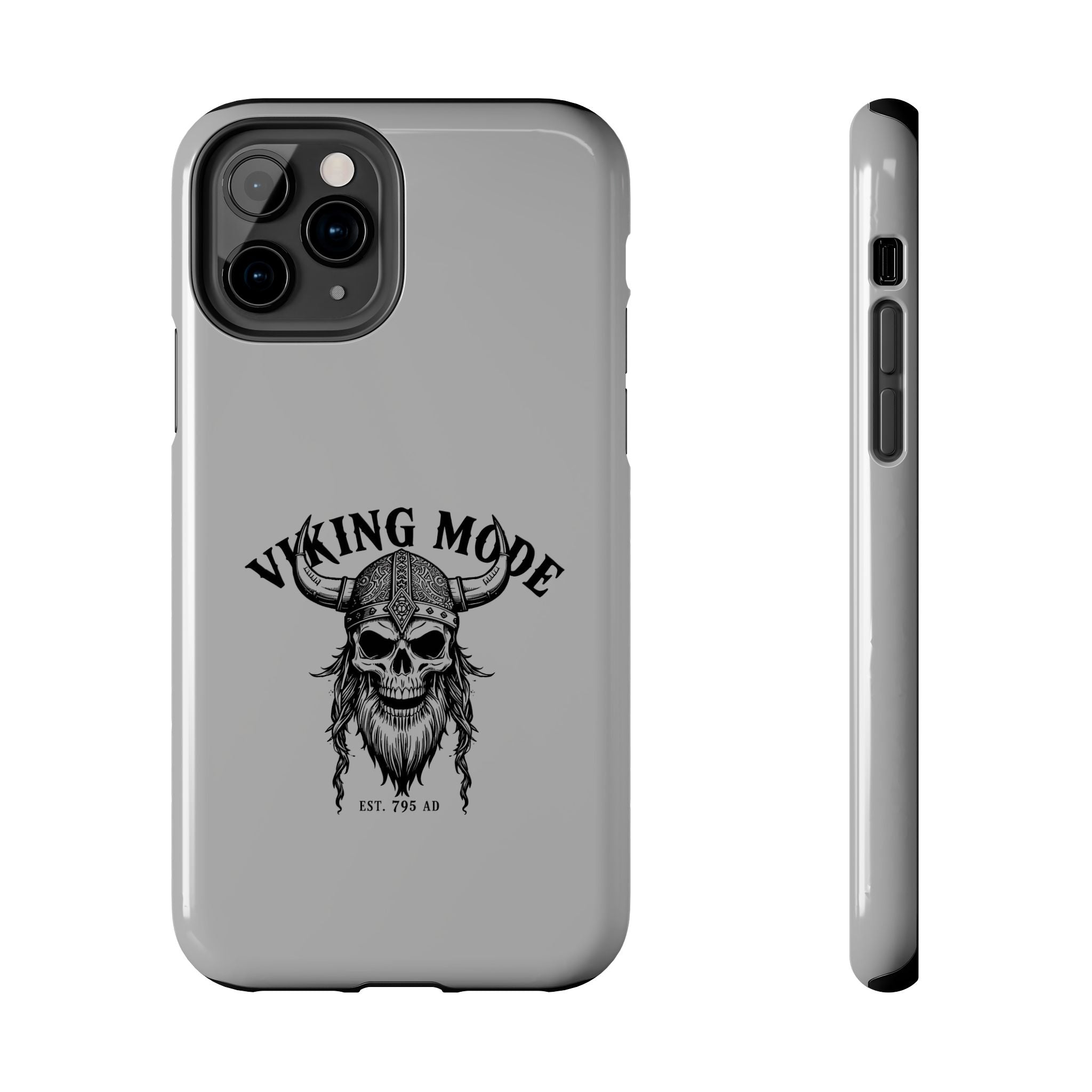 Viking Mode Skull Helmet phone case | Nordic warrior, est. 795 AD