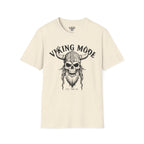 Viking Mode T-Shirt — Skull Horned Helmet Graphic